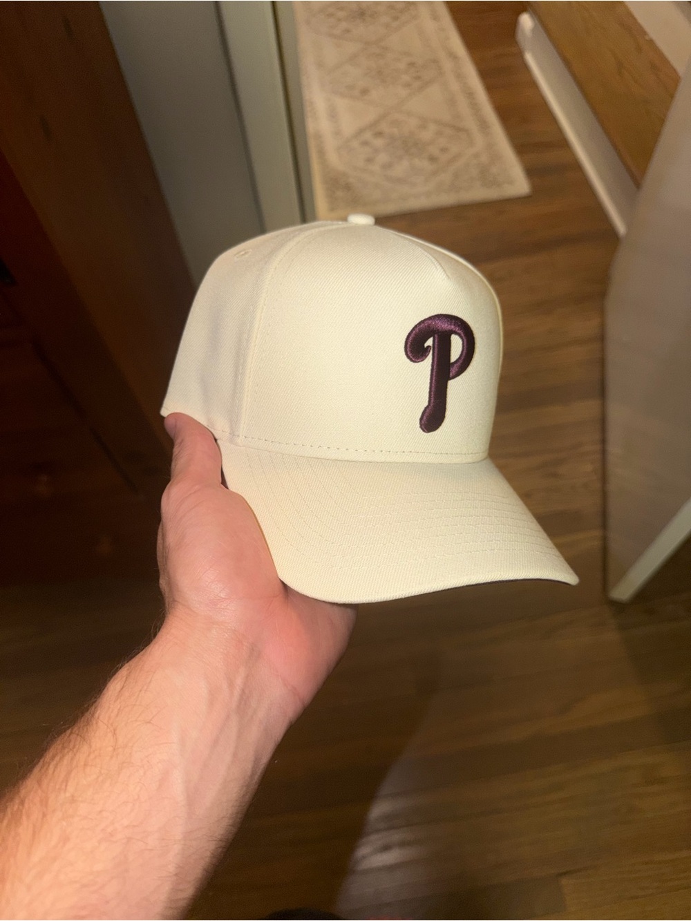 Philadelphia Phillies White/Purple New Era A-frame SnapBack